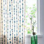 Vertical Stripe Geometric Print Curtains